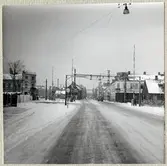 Järnvägsövergång vid Karl Krooksgatan i Helsingborg på linjen mellan Helsingborg C och Ramlösa.