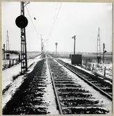 Järnvägsövergång vid Ättekullavägen på linjen mellan Raus och Ramlösa.