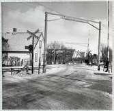 Järnvägsövergång i Mjöhult.