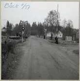 Järnvägsövergång vid Bäck, på sträckan mellan Kånna och Bäck.