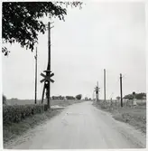 Järnvägsövergång i Nevishög.