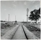 Järnvägsövergång i Aggarpsmölla.