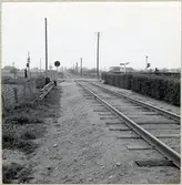 Järnvägsövergång vid Oxievägen.