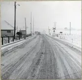 Järnvägsövergång vid Hyltarp banvaktstuga.