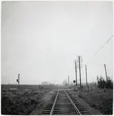 Järnvägsövergång vid Saritslöv.