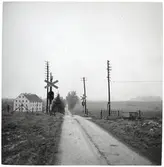 Järnvägsövergång vid Saritslöv.