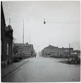 Järnvägsövergång vid Södergatan i Skurup.