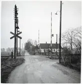 Järnvägsövergång i Skurup.