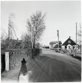 Järnvägsövergång i Ivarstorp på linjen mellan Rydsgård och Rynge.