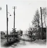 Järnvägsövergång i Svarte.