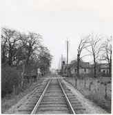 Järnvägsövergång vid Fängelset Ystad.