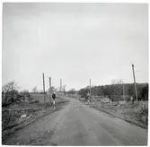 Järnvägsövergång vid Nymöllevägen på linjen mellan Tomelilla och Svenstorp.