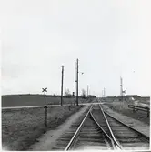 Järnvägsövergång öster om Glemmingebro station.