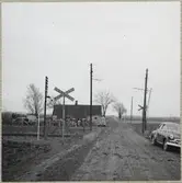 Järnvägsövergång vid Hemmestorp, på sträckan mellan Staffanstorp och Kyrkheddinge