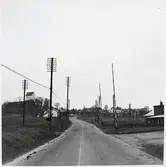 Järnvägsövergång vid Dalby, på sträckan mellan Kyrkheddinge och Björnstorp.