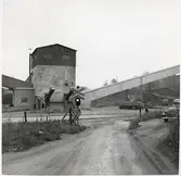 Järnvägsövergång vid Önneslöv lastplats, på sträckan mellan Dalby och Björnstorp.