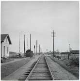 Järnvägsövergång vid Framnäs, på sträckan mellan Tomelilla och Lunnarp.