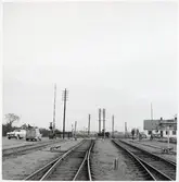 Järnvägsövergång strax öster om Gärsnäs station, på sträckan mellan Smedstorp och Östra Tommarp.