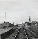 Järnvägsövergång strax öster om Gärsnäs station, på sträckan mellan Smedstorp och Östra Tommarp.