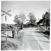 Järnvägsövergång vid Ekestad, på sträckan mellan Arkelstorp och Österslöv.