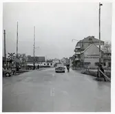 Järnvägsövergång vid Långebro station.