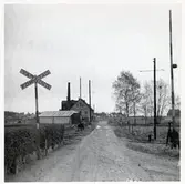 Järnvägsövergång i närheten av Gärds Köpinge, på sträckan mellan Långebro och Everöd.