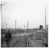 Järnvägsövergång vid Everöd, på sträckan mellan Gringelstad och Everöd.