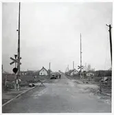 Järnvägsövergång vid Everöd, på sträckan mellan Gringelstad och Everöd.