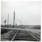 Järnvägsövergång vid Axeltorps Bränneri, på sträckan mellan Everöd och Degeberga.