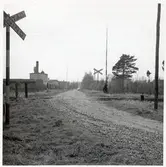 Järnvägsövergång vid Everöd, på sträckan mellan Gärds Köping och Degeberga.