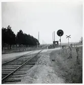 Järnvägsövergång vid Navladal, på sträckan mellan Everöd och Degeberga.