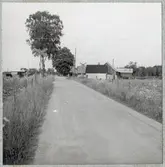 Järnvägsövergång vid Qviinge, på sträckan mellan Hanaskog och Knislinge.