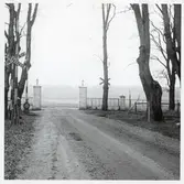 Järnvägsövergång vid Osbyholm, på sträckan mellan Eslöv och Långebro.