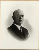 Carl Gustaf Bernhard Eklund Stationsföreståndare Falun 1/1 1923 - 30/9 1941