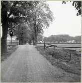 Järnvägsövergång vid Oxievägen.