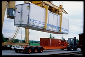 Lastning av Jumbocontainer 1230518 på lastbilssläp.