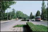 Stadstrafik, trådbuss i Mamaia, Rumänien.