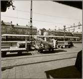 Från Trafikaktiebolaget Grängesberg - Oxelösunds Järnvägar, TGOJ:s styrelseresa maj 1956.