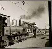 Från Trafikaktiebolaget Grängesberg - Oxelösunds Järnvägar, TGOJ:s styrelseresa maj 1956. Oxelösund - Flen - Västmanlands Järnväg, OFWJ A 8.