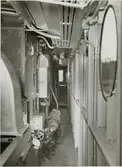 Interiör från ett av Trafikaktiebolaget Grängesberg–Oxelösunds Järnvägar, TGOJ ellok som levererades 1953.