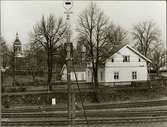 Tidigare stationshus vid Ludvika station.