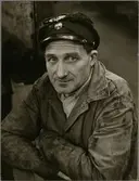 Erik Pettersson vid Trafikaktiebolaget Grängesberg - Oxelösunds Järnvägar, TGOJ verkstad i Kopparberg.