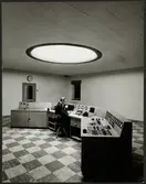 Kontrollrummet för Trafikaktiebolaget Grängesberg - Oxelösunds Järnvägar, TGOJ fjärrblockeringscentral i Skogstorp.