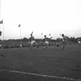 Sverige-Finland på Stora Valla.
21 augusti 1958.