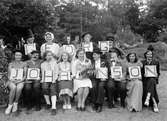 Möskiva, Lill Kastet, Elvy. Foto aug 1946.