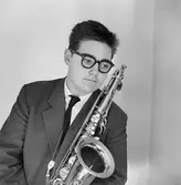 Anders Lindskog, tenorsaxofon.
6 september 1958.