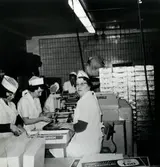 I förgrunden Britta Ljunggren. Till vänster Ann Marie Karlsson, Margit Hedin.