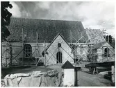 Badelunda sn, kyrkan.
Restaurering av kyrkan 1959.