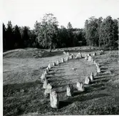 Badelunda sn, Anundshögsområdet, Långby.
Stora skeppssättningarna.
