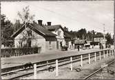 Järnvägsstation i Kungsängen.